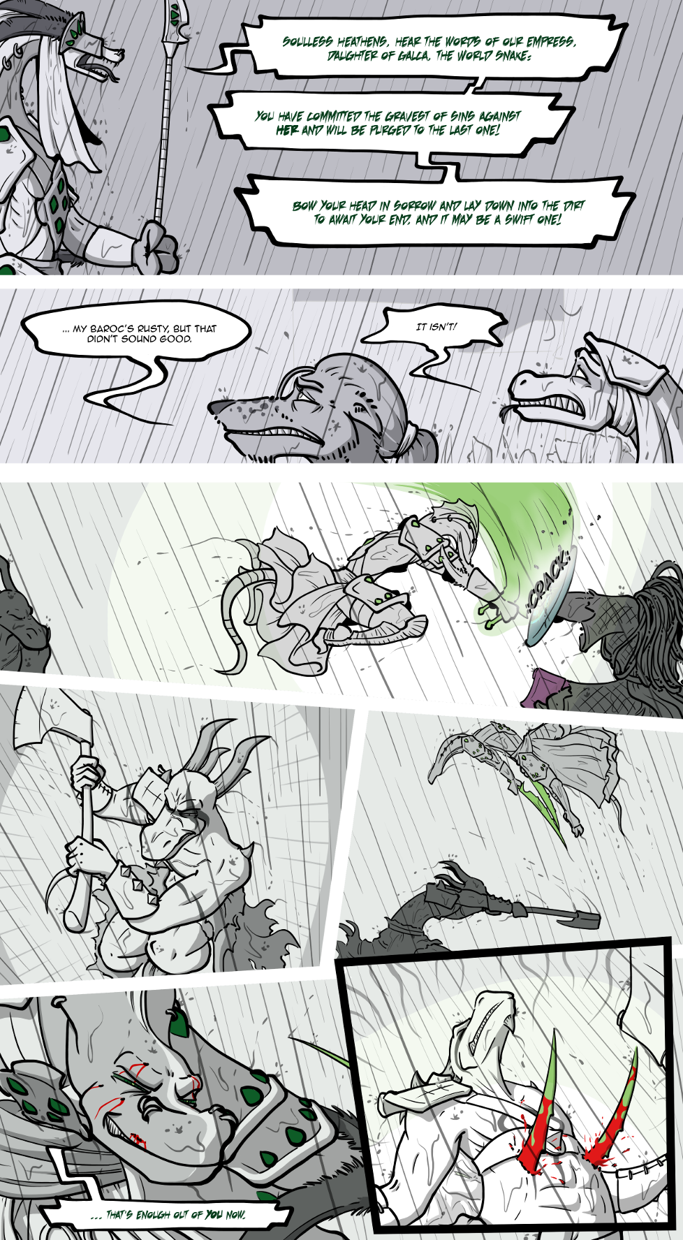 Kshar is quick, but not quick enough ...