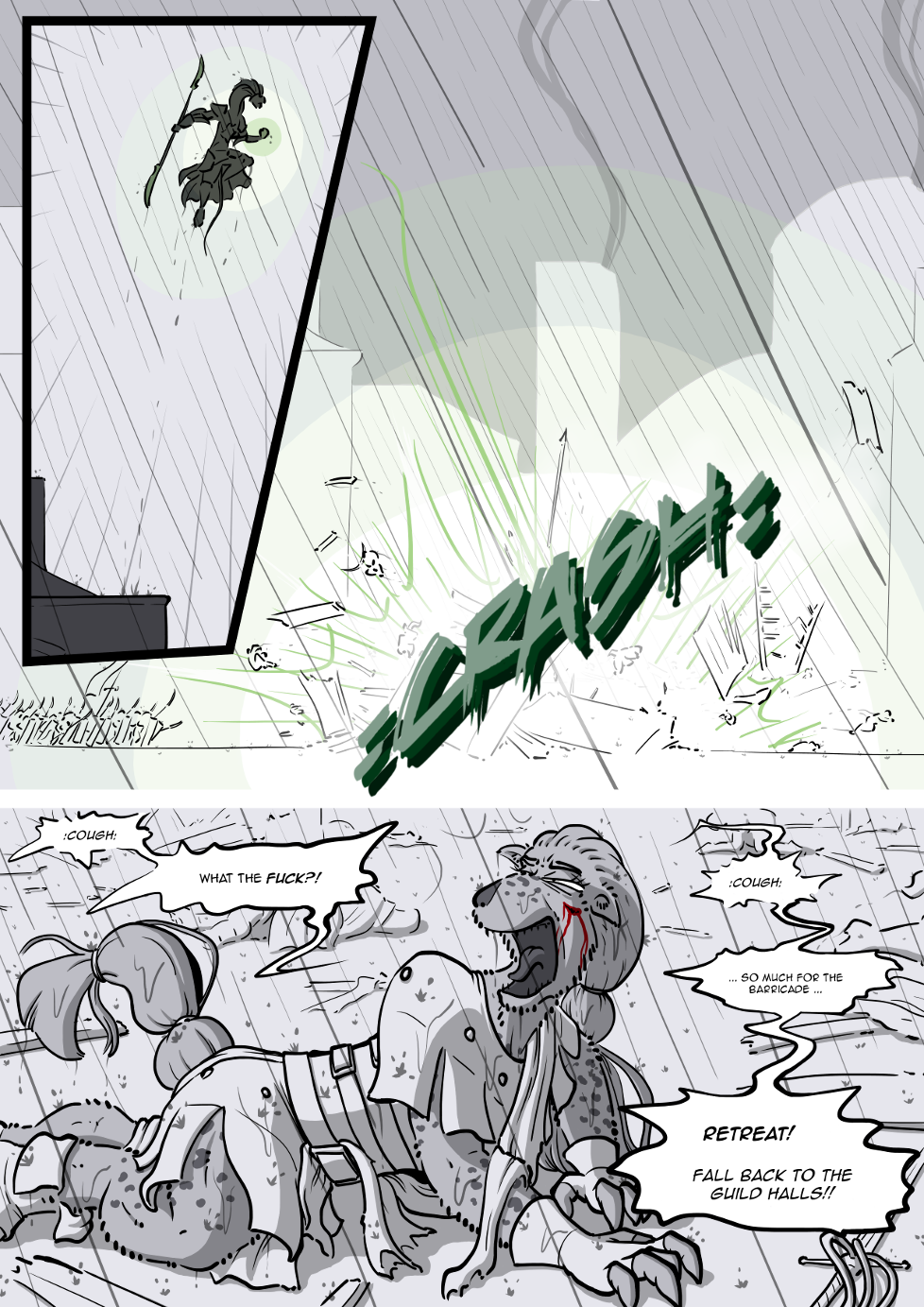 What, you didn't expect another eight pages of defending those barricades, did you?