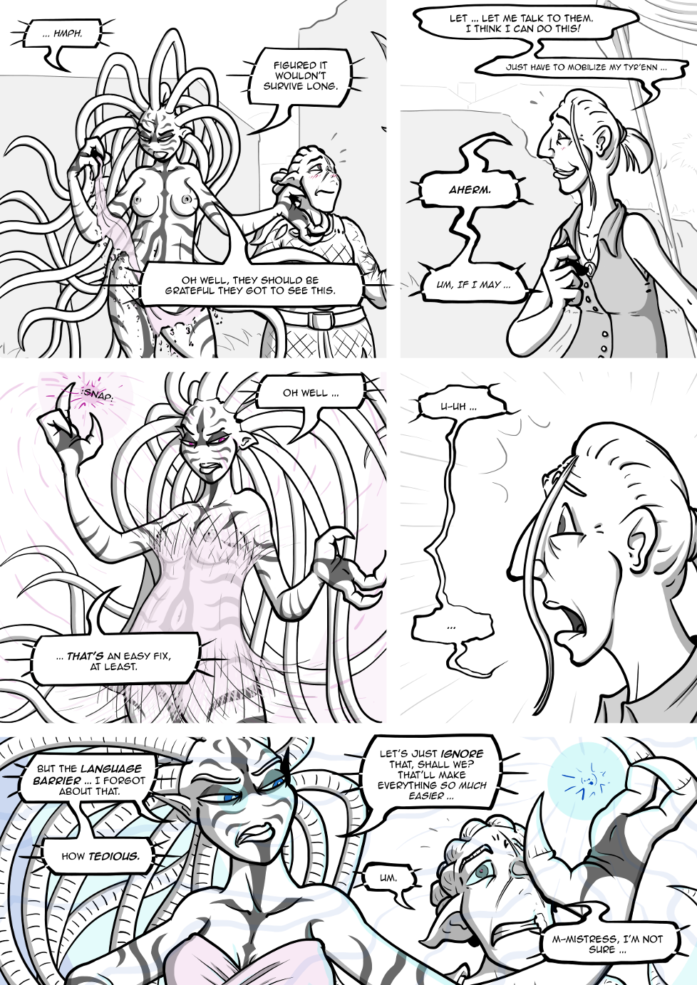 At this point I'm pretty sure Ki'i'Mar just has an exhibitionist streak.