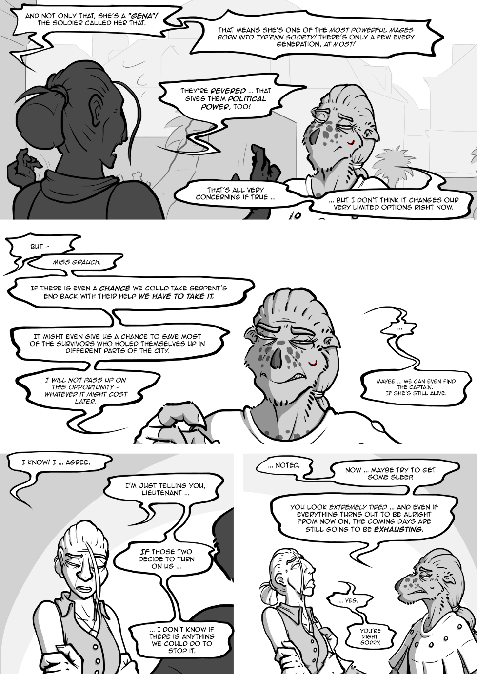 Kat knows just enough about Tyr'Enn culture and Genas to be very concerned ...