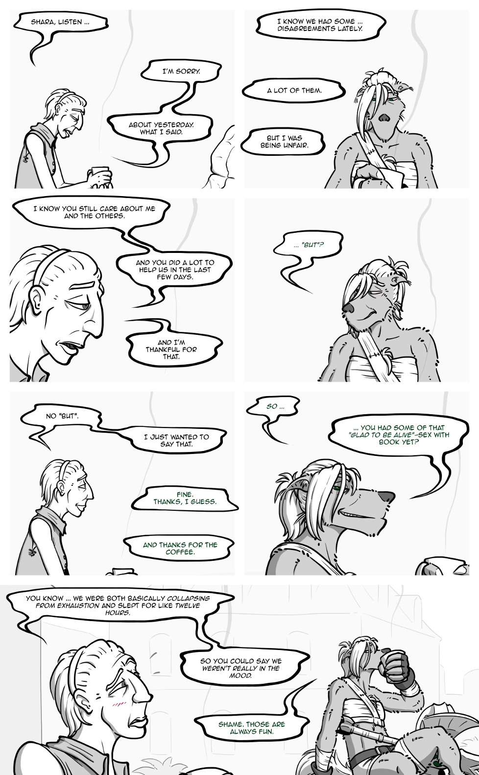 From now on the comic will be called 'No Butts'.